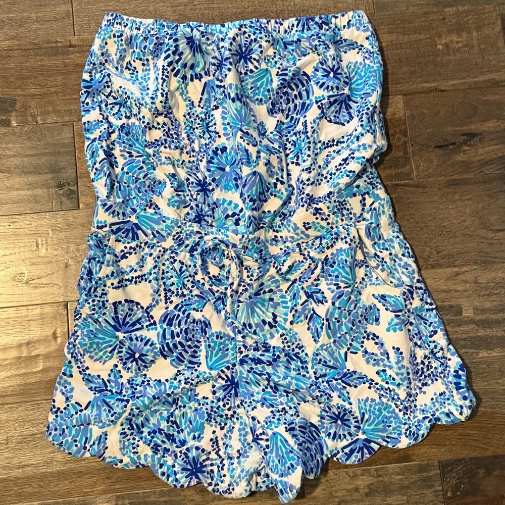 Lilly Pulitzer Strapless Romper, size Large